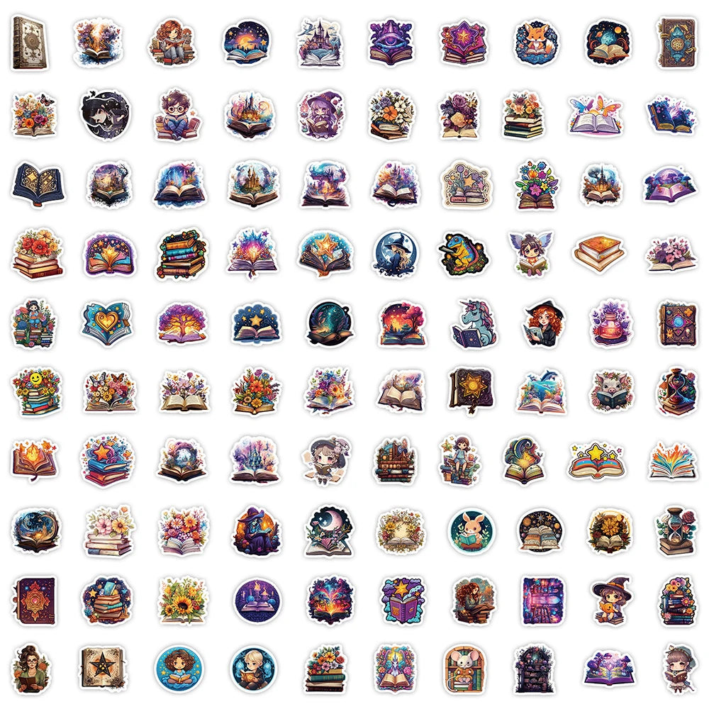 10/30/50/100pcs Funny Gothic Magic Witch Cartoon Stickers Aesthetic Decals Fridge Phone Car Graffiti Sticker Kids Classics Toy