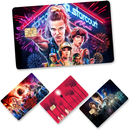 Stranger Things Credit Card Waterproof Sticker Skin