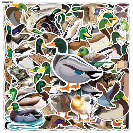 Cartoon Duck Graffiti Stickers for Laptop Luggage DIY Decor