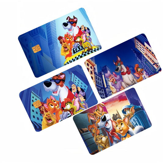 Oliver & Company 4-Piece Credit Card Sticker Set