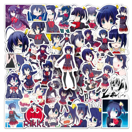 Takanashi Rikka Anime Stickers 10/30/50PCS Decals Set
