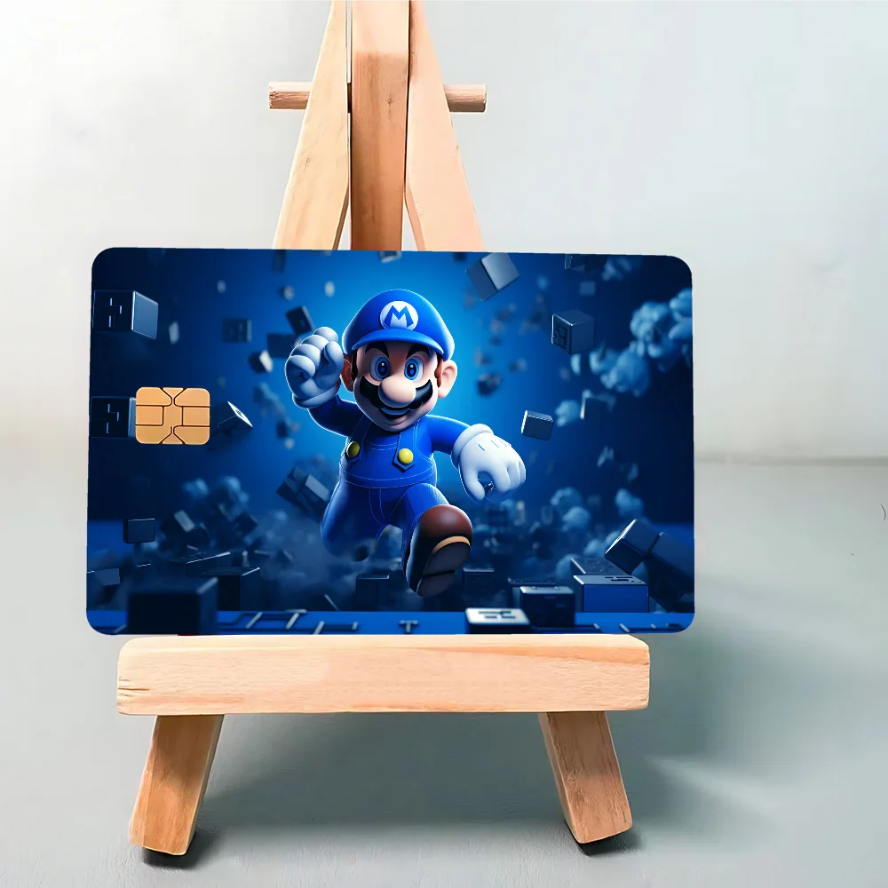 MARIO 4-Piece Matte Card Skin Stickers Set