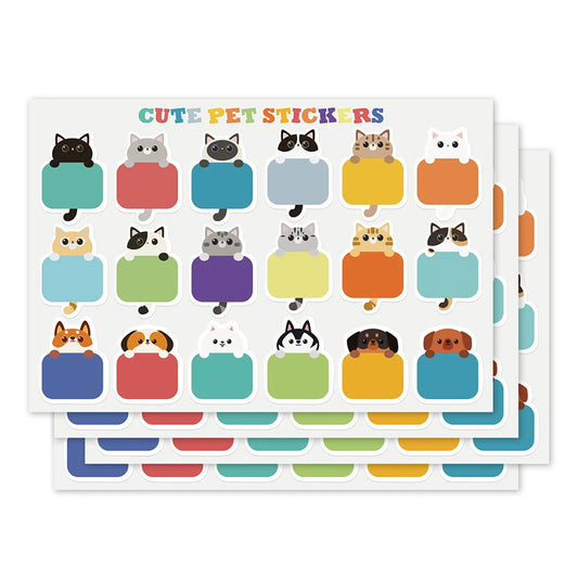 Waterproof Name Tag Stickers 90pcs for Kids School Supplies