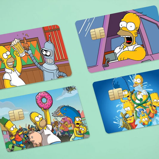 Simpsons Matte Card Skin Sticker for Credit/Debit Cards