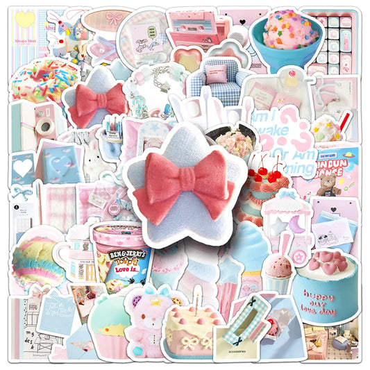 Cute Kawaii Cartoon Stickers for Luggage, Laptop, Notebook, Bike, Phone - 10/30/52pcs