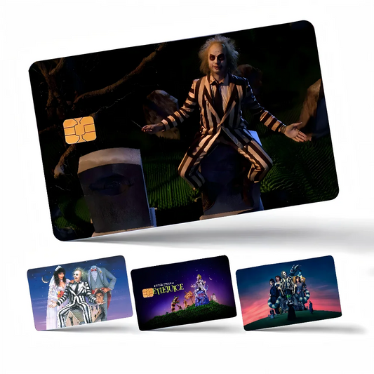 Beetlejuice Anime Card Sticker Skin Cover