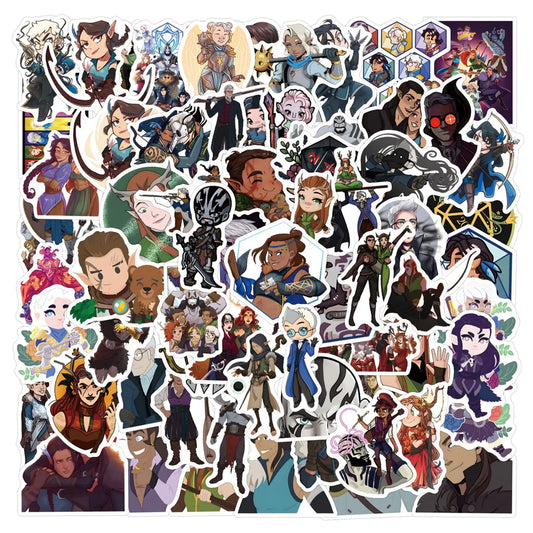 Vox Machina Cartoon Stickers 10/30/50/110PCS Animation Decals for Laptop, Phone, Guitar, Bike