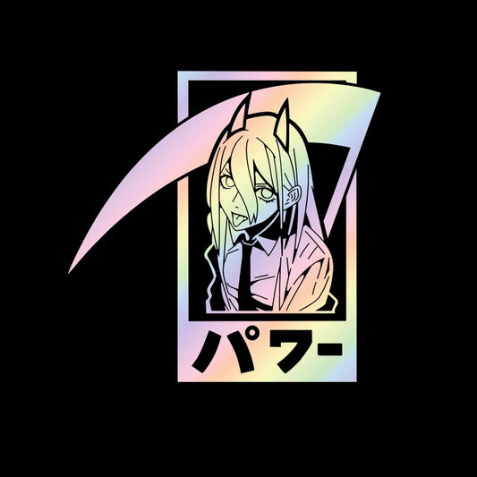 Anime Sickle Girl Vinyl Car & Laptop Sticker Decal