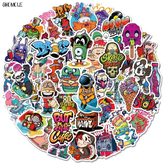 Cartoon Graffiti Stickers Waterproof Decals for Car, Skateboard, Laptop