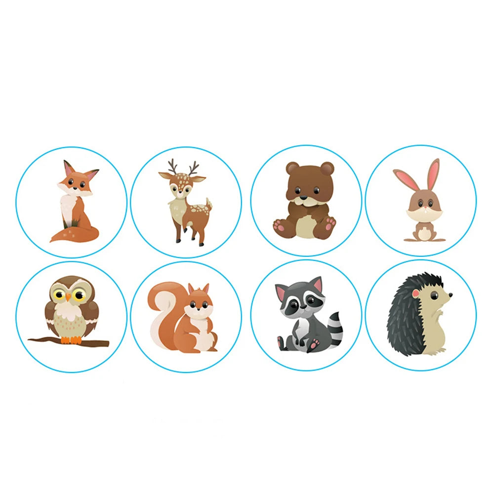 100-500pcs Animal Reward Sticker Cute Cartoon Stickers For Children Holiday Gift Decoration DIY Decorative Sealant Stationery