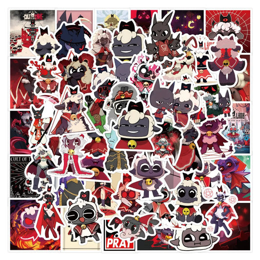 Cult of The Lamb Stickers: Game Decals for Laptops & More