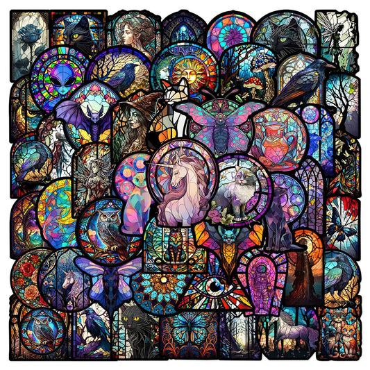 Cool Animal Graffiti Stickers - 10/30/50pcs Waterproof Decals for Laptop, Luggage, Phone, Car
