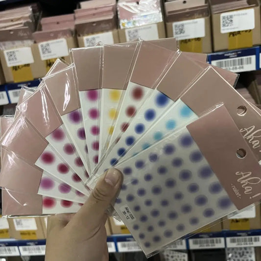 3D Gradient Nail Stickers 12-Color Self-Adhesive Wraps