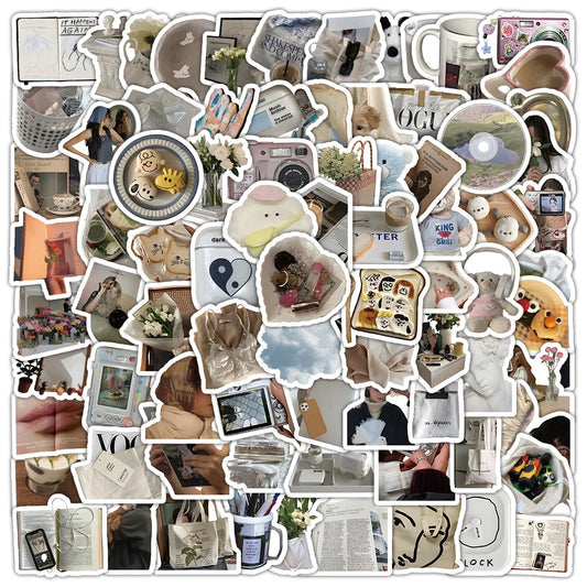 Cute Cartoon Stickers 10/30/50/100PCS Waterproof Decals for Scrapbook Phone Laptop Skateboard Car