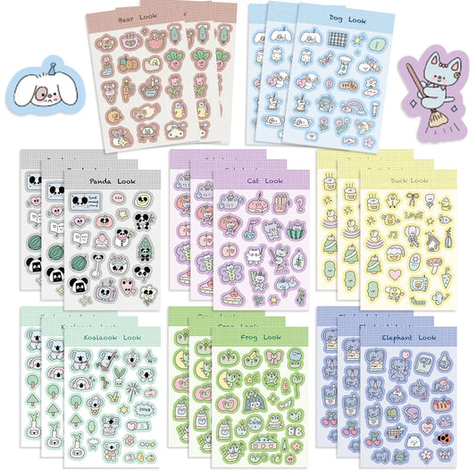 Animal Puzzle Stickers Set - Kids Educational Toy Gift