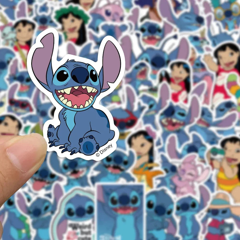 10/30/50PCS Disney Cool Stitch Graffiti Stickers Laptop Luggage Skateboard Phone Car Bike Aesthetic Sticker Decals Fun Kid Toys