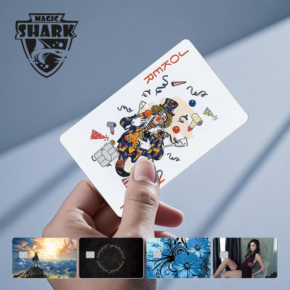 Meme Flower Heart Love Card Skin Sticker 3M PVC