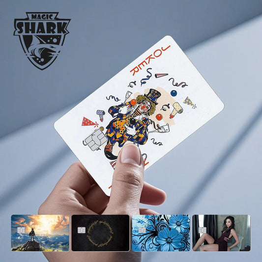 Meme Flower Heart Love Card Skin Sticker 3M PVC