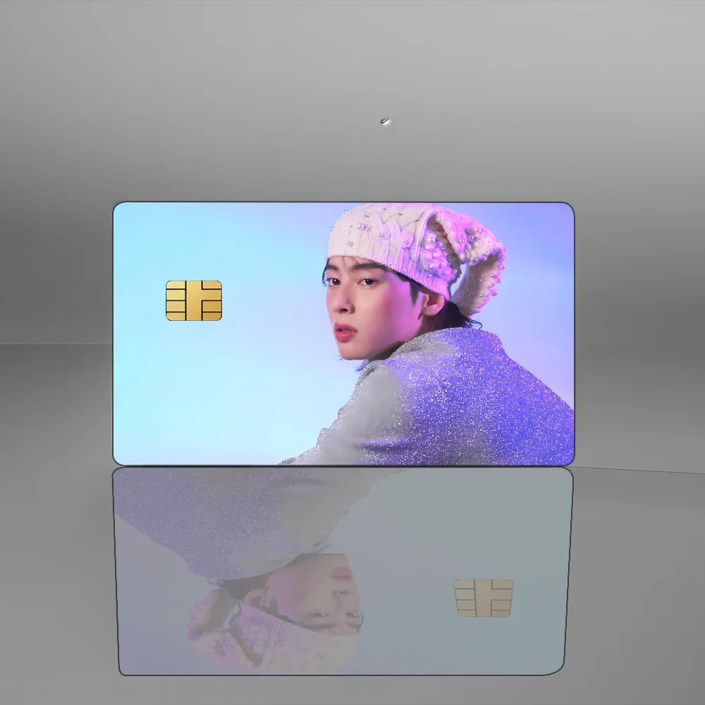Cha EunWoo Anime Sticker Skin for Credit/Debit Card