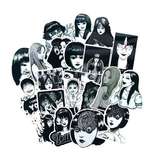 Horror Comics Stickers Vinyl Decals for Snowboard Laptop Luggage Car Fridge Home
