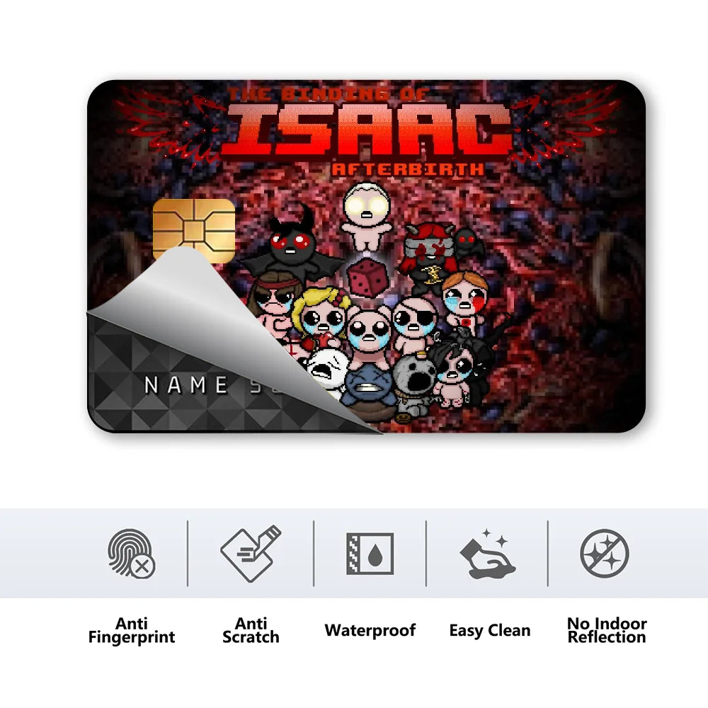 Binding of Isaac 2024 Anime Card Skin Stickers