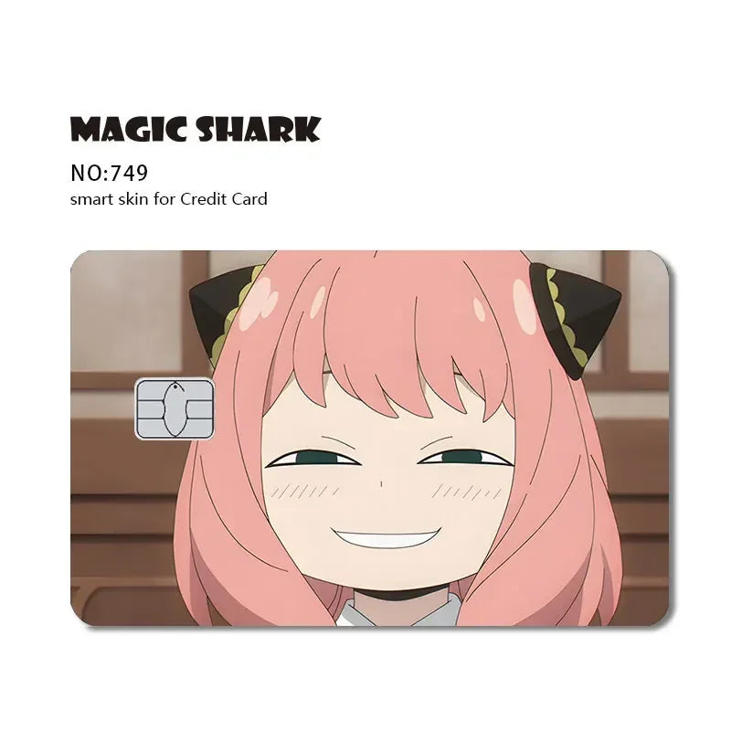 Bitcoin Meme Cartoon Credit Card Sticker Skin Cover