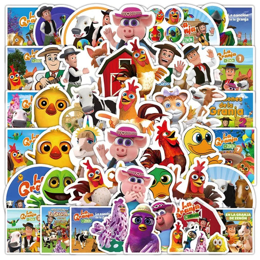 50pcs El Reino Infantil Cartoon Stickers for Luggage, Water Cup, Phone, Laptop, Car, Scooter, Refrigerator Decoration