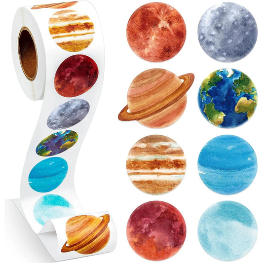 Space Planet Reward Stickers for Kids (100-500pcs)