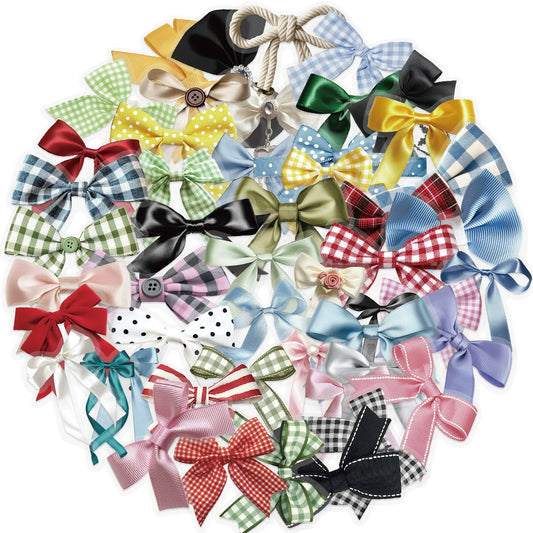 Colorful Bow Stickers Cartoon PET Decals DIY Notebook Suitcase Phone Fridge Guitar 10/30/50pcs