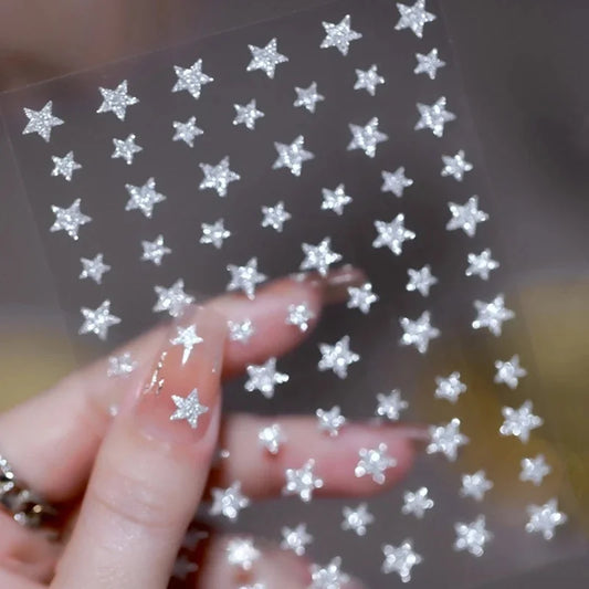 3D Reflective Nail Stickers: Love, Bear, Butterfly, Star