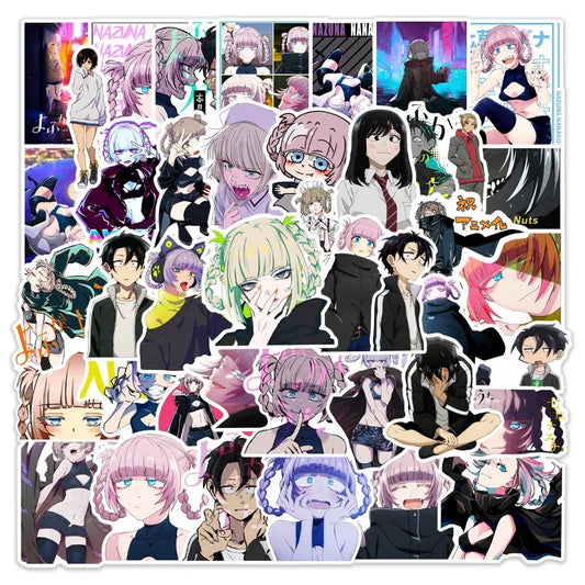 50pcs CALL OF THE NIGHT Anime Stickers for Laptop, Phone, Car, Scooter, Water Bottle, Stationery