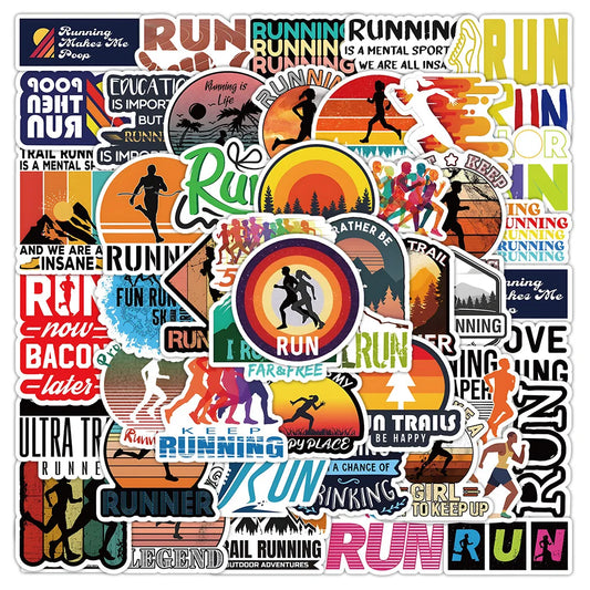 Creative Cartoon Graffiti Stickers - Waterproof Decorative for Laptop, Phone, Car, Scrapbook (10/30/50/100pcs)
