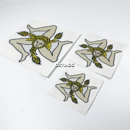 Sicily Island Car & Motorcycle Vinyl Decal Sticker