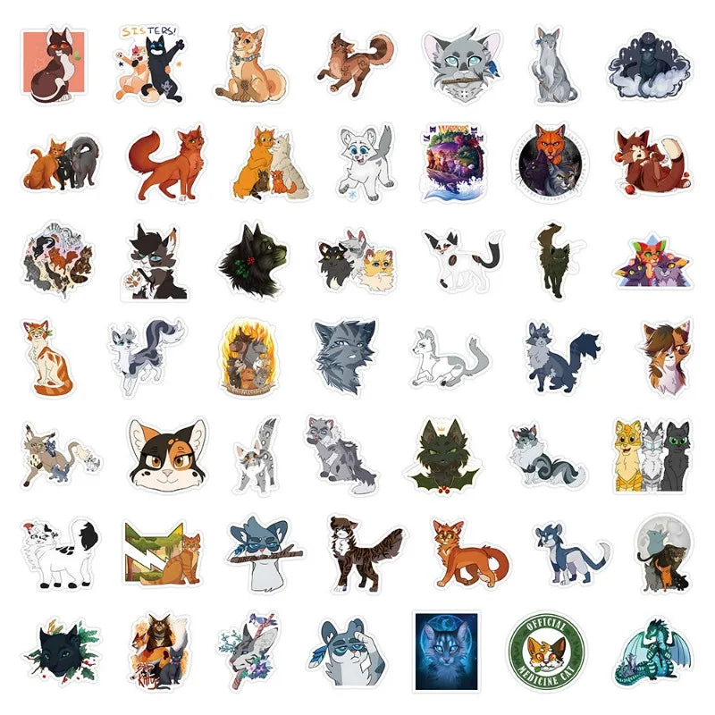 50pcs Vincent Trinidad Cartoon Stickers for Luggage, Water Cup, Phone, Laptop, Scooter, Refrigerator
