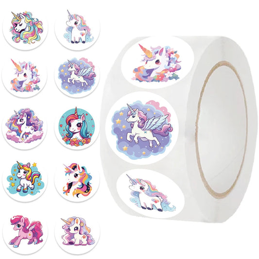 Unicorn Stickers: Kids Reward & Teacher Gift (100-500pcs)