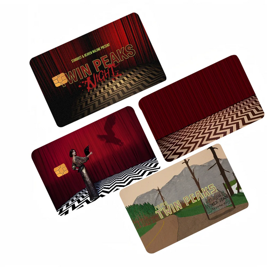 Twin Peaks Anime Debit Card Sticker Skin Cover