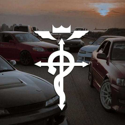 Alchemy Ed's Coat Symbol Sticker: High-Quality Decal for Fans