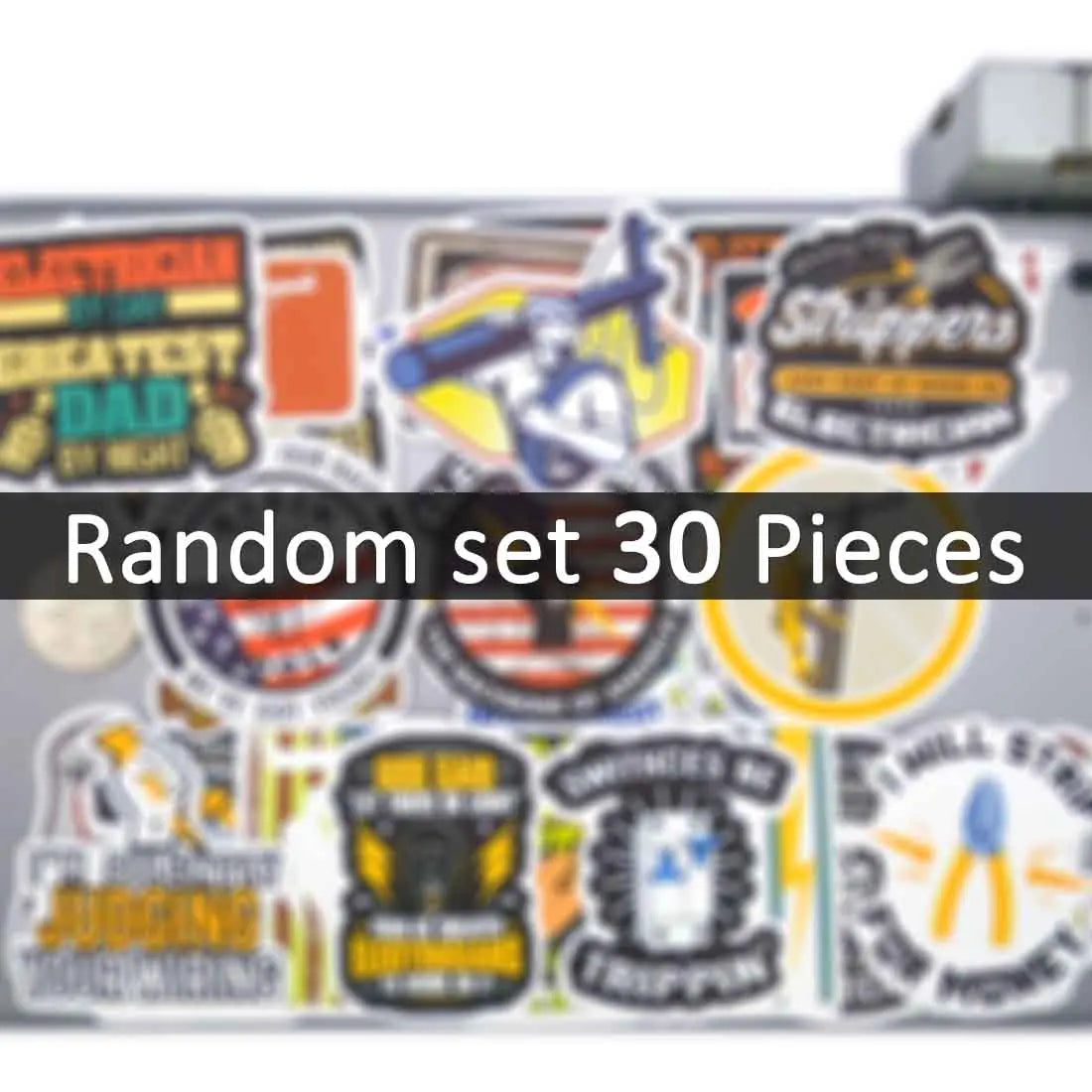 20/30/50Pieces Electric Worker Decals Safety Warning Danger Caution Retro Stickers for Helmets Car Luggage Phone Laptop Sticker