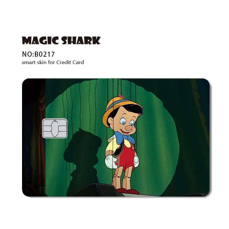 Pirates Caribbean Lion King Card Skin Sticker