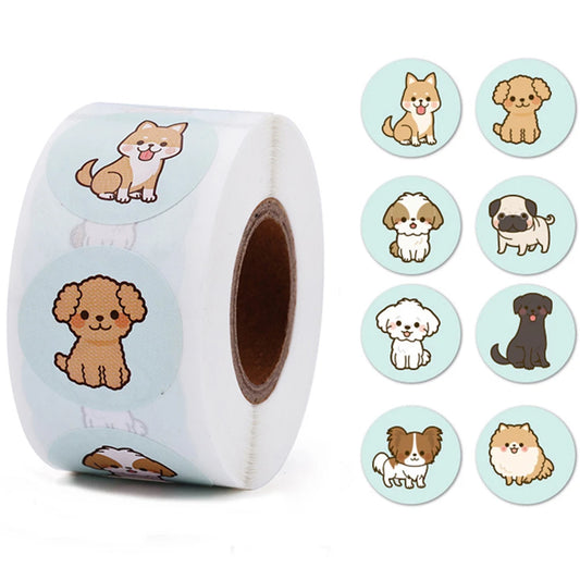 Teacher Reward Stickers: Cat & Dog, 100-500pcs