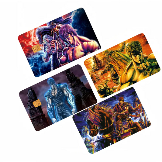 Fist of the North Star Card Stickers Set (4pcs)