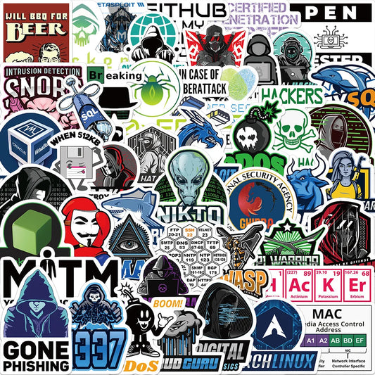 Programming Stickers 10/30/50pcs Waterproof Laptop Phone Notebook Decals