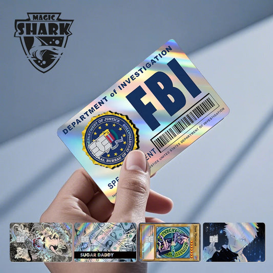 Holographic FBI Credit Card Skin Sticker