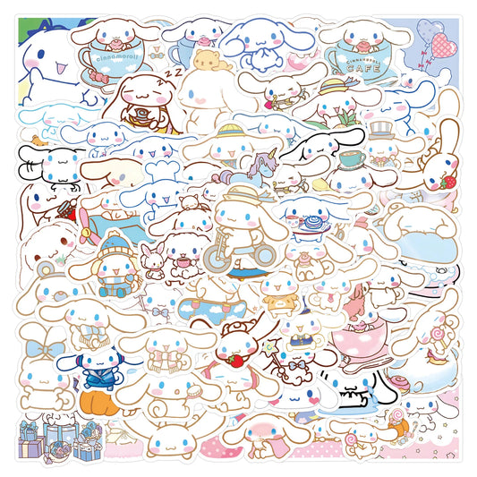 Cinnamoroll Stickers 120Pcs Cartoon Kids Decals PVC