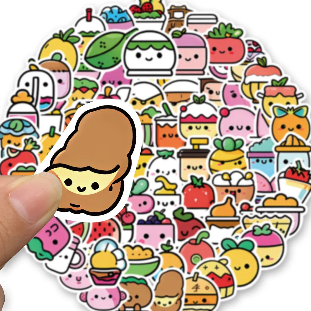 Candy Ice Cream Food Cartoon Sticker Packs