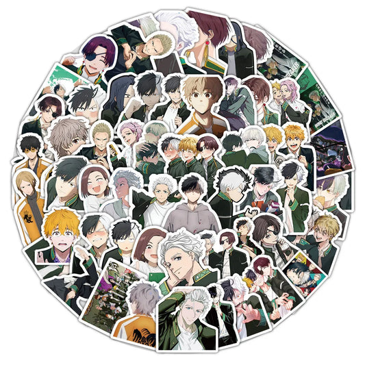 Anime Stickers 10/30/50PCS Waterproof Decals for Laptop, Car, Bike, Skateboard, Guitar