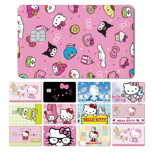 Hello Kitty Frog PVC Card Sticker Cover 2025