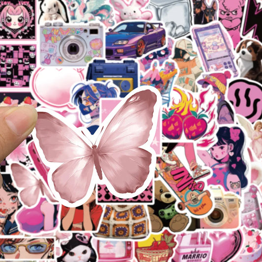 Cartoon Girl Stickers 10/30/50PCS for Phone Laptop Luggage Skateboard Kids Fun