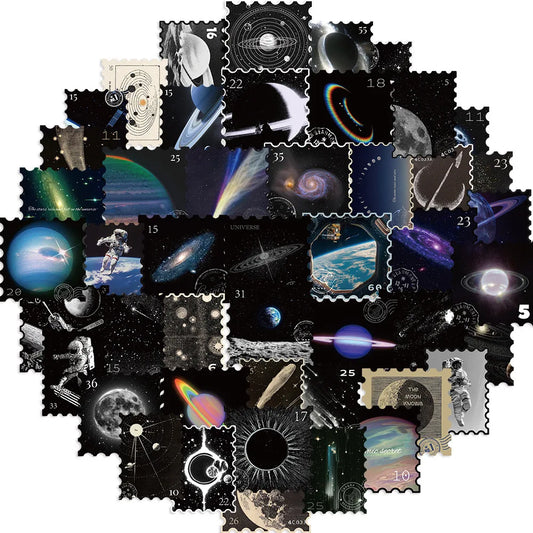 Mysterious Universe Planet Stickers 10/30/50pcs for Motorcycle Laptop Phone Suitcase Bike Decals