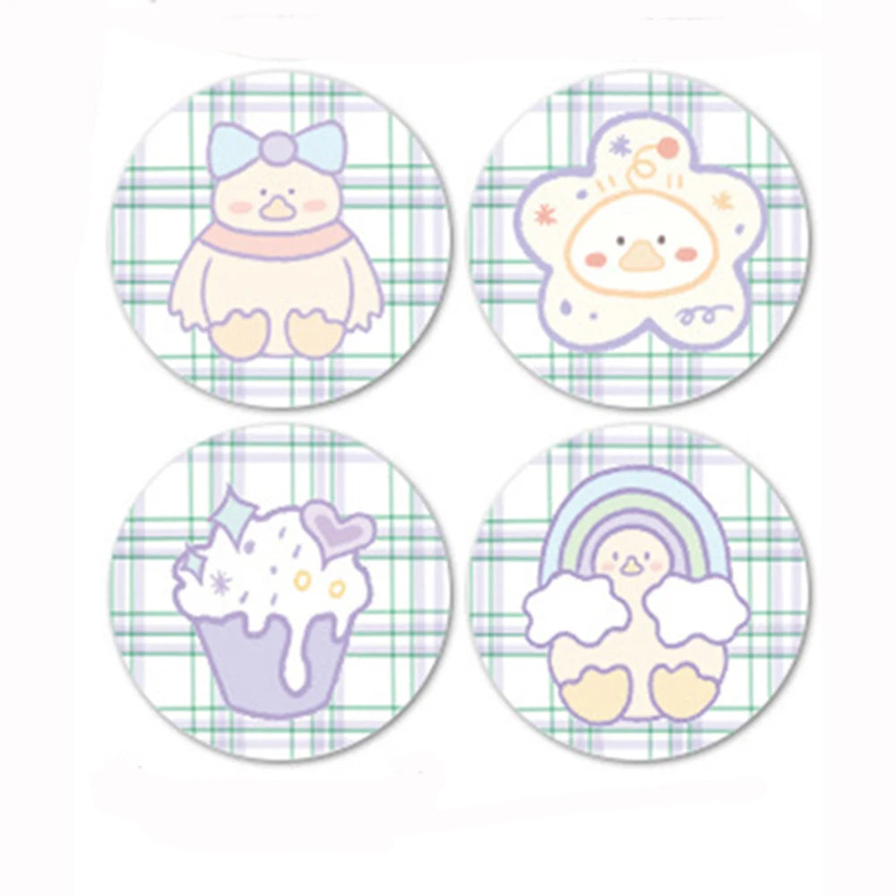 100-500pcs Round Cartoon Toys Animal stickers for kids Teacher Reward Encourage Sticker Office Stationery for Children 1inch